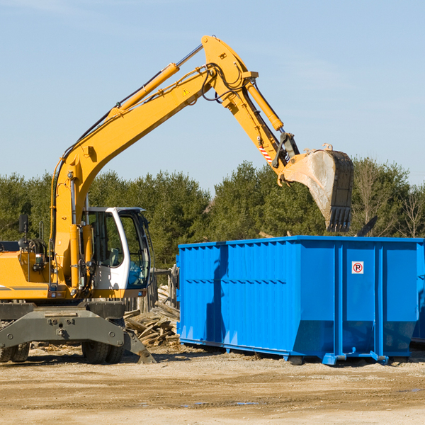 what size residential dumpster rentals are available in Lingleville TX